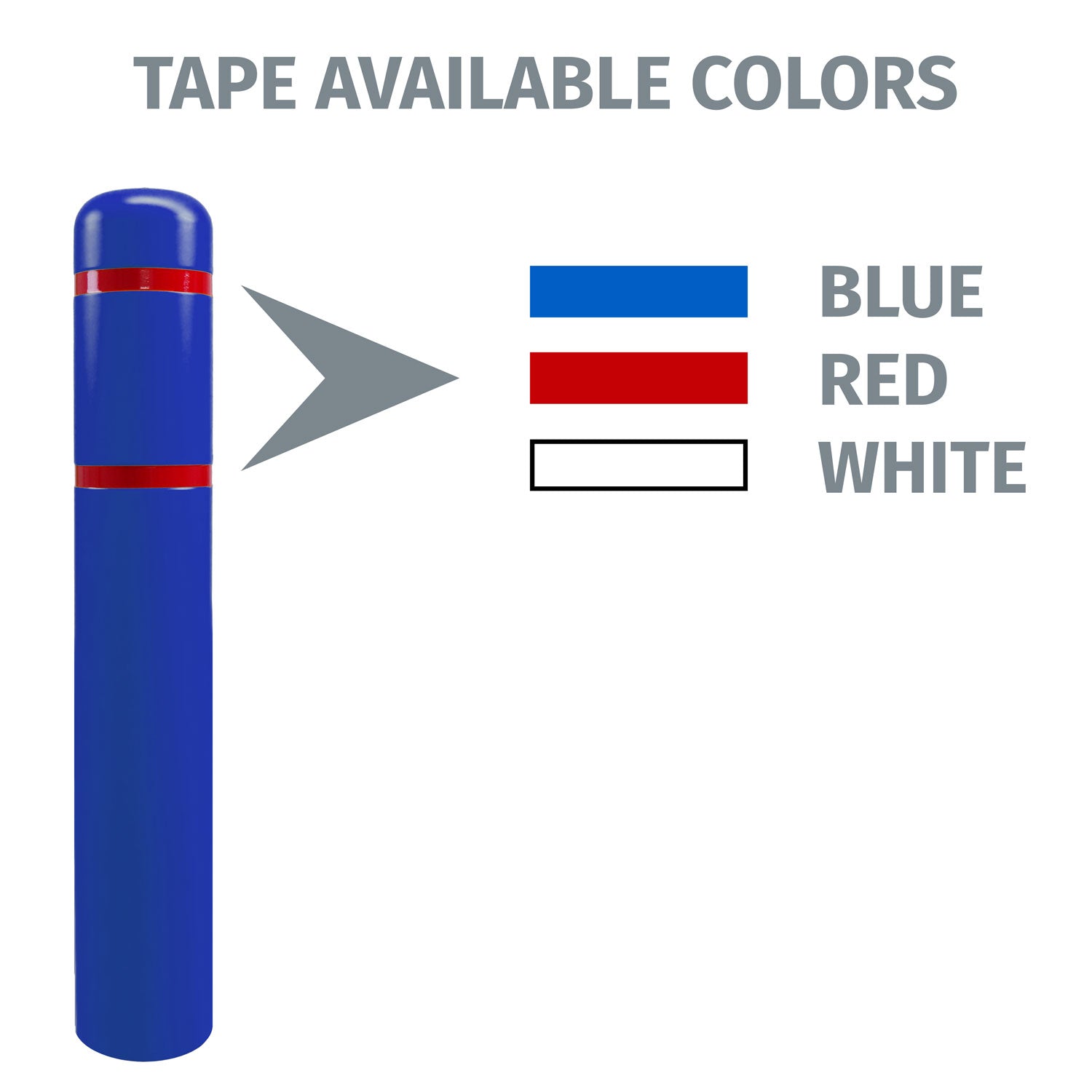 FlexBollard - 7" x 72" with Handicap Logo - Crowd Control Warehouse