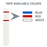 FlexBollard - 7" x 72" with Handicap Logo - Crowd Control Warehouse