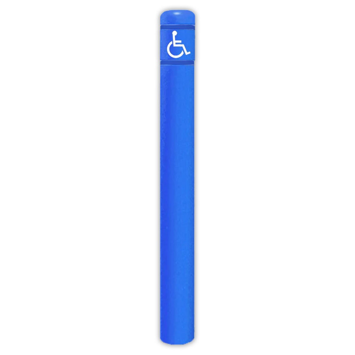 FlexBollard - 7" x 72" with Handicap Logo - Crowd Control Warehouse