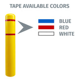 FlexBollard - 7" x 72" with Handicap Logo - Crowd Control Warehouse