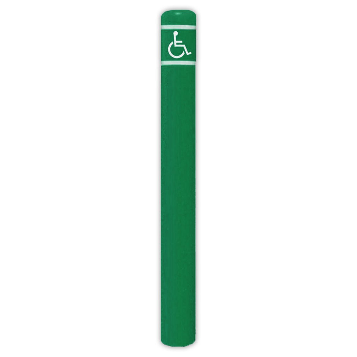 FlexBollard - 7" x 72" with Handicap Logo - Crowd Control Warehouse