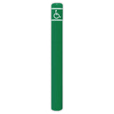 FlexBollard - 7" x 72" with Handicap Logo - Crowd Control Warehouse