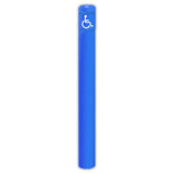 FlexBollard - 7" x 72" with Handicap Logo - Crowd Control Warehouse