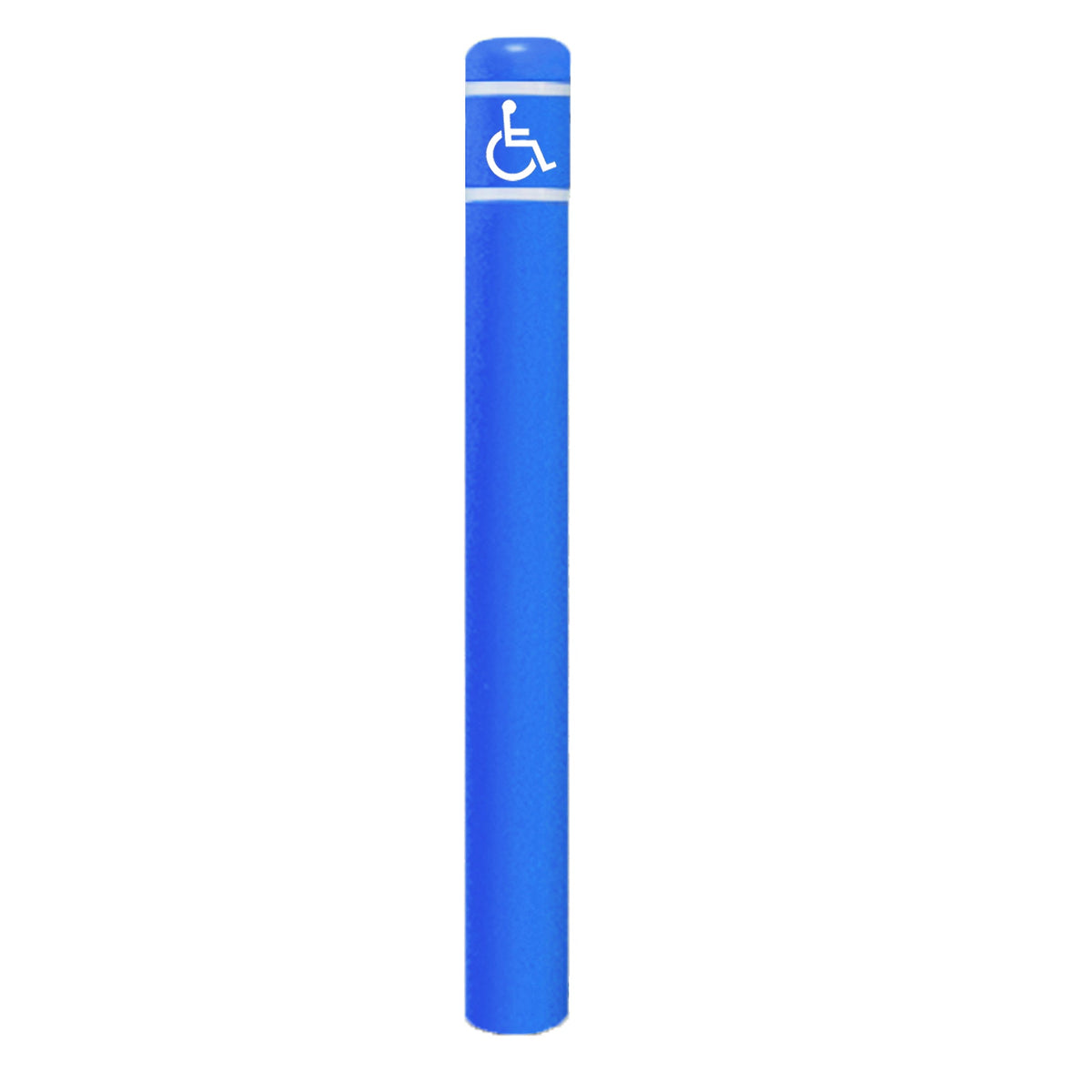 FlexBollard - 7" x 72" with Handicap Logo - Crowd Control Warehouse