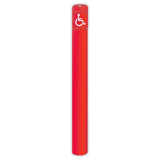 FlexBollard - 7" x 72" with Handicap Logo - Crowd Control Warehouse
