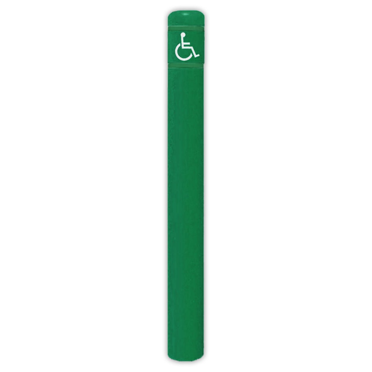FlexBollard - 7" x 72" with Handicap Logo - Crowd Control Warehouse