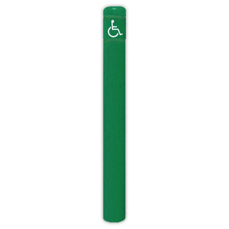 FlexBollard - 7" x 72" with Handicap Logo - Crowd Control Warehouse