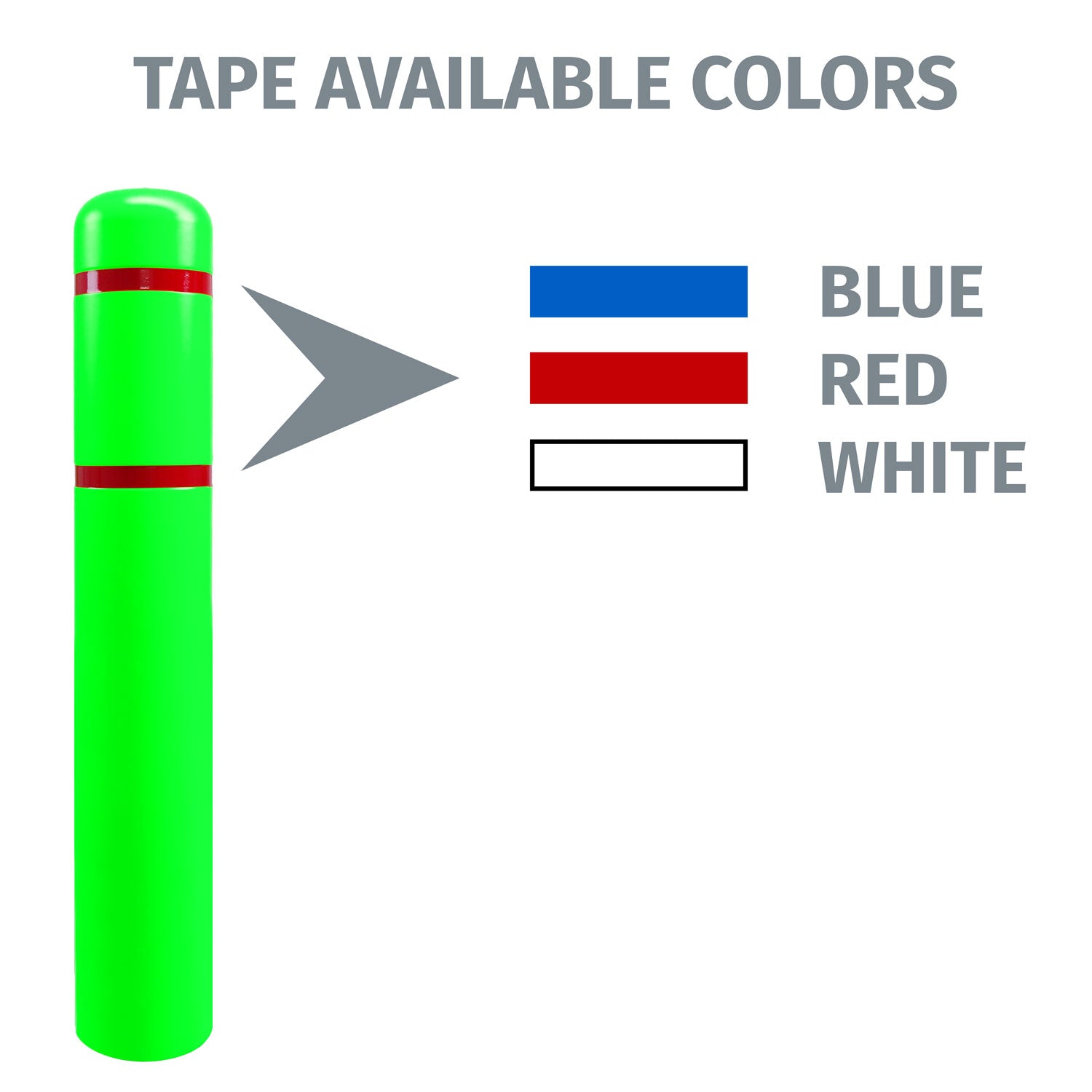 FlexBollard - 7" x 72" with Handicap Logo - Crowd Control Warehouse