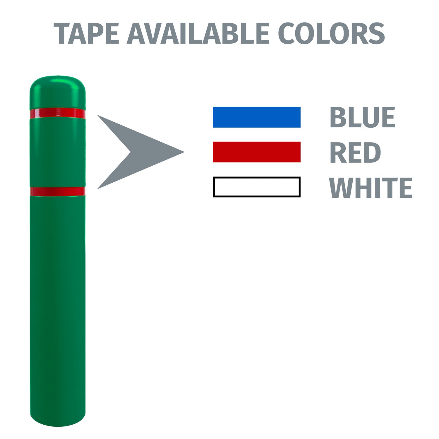 FlexBollard XL - 7" x 52" - Crowd Control Warehouse