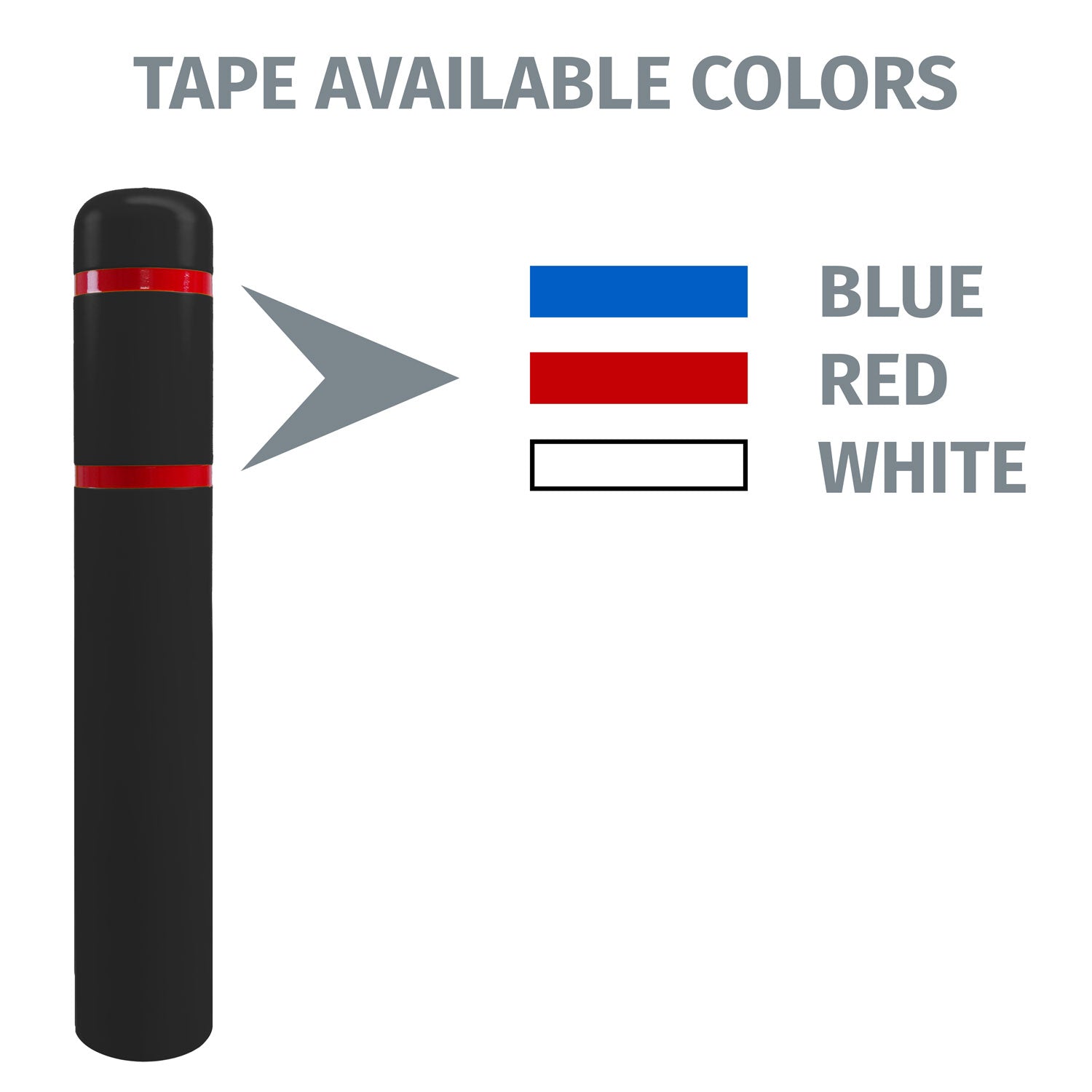 FlexBollard XL - 7" x 52" - Crowd Control Warehouse