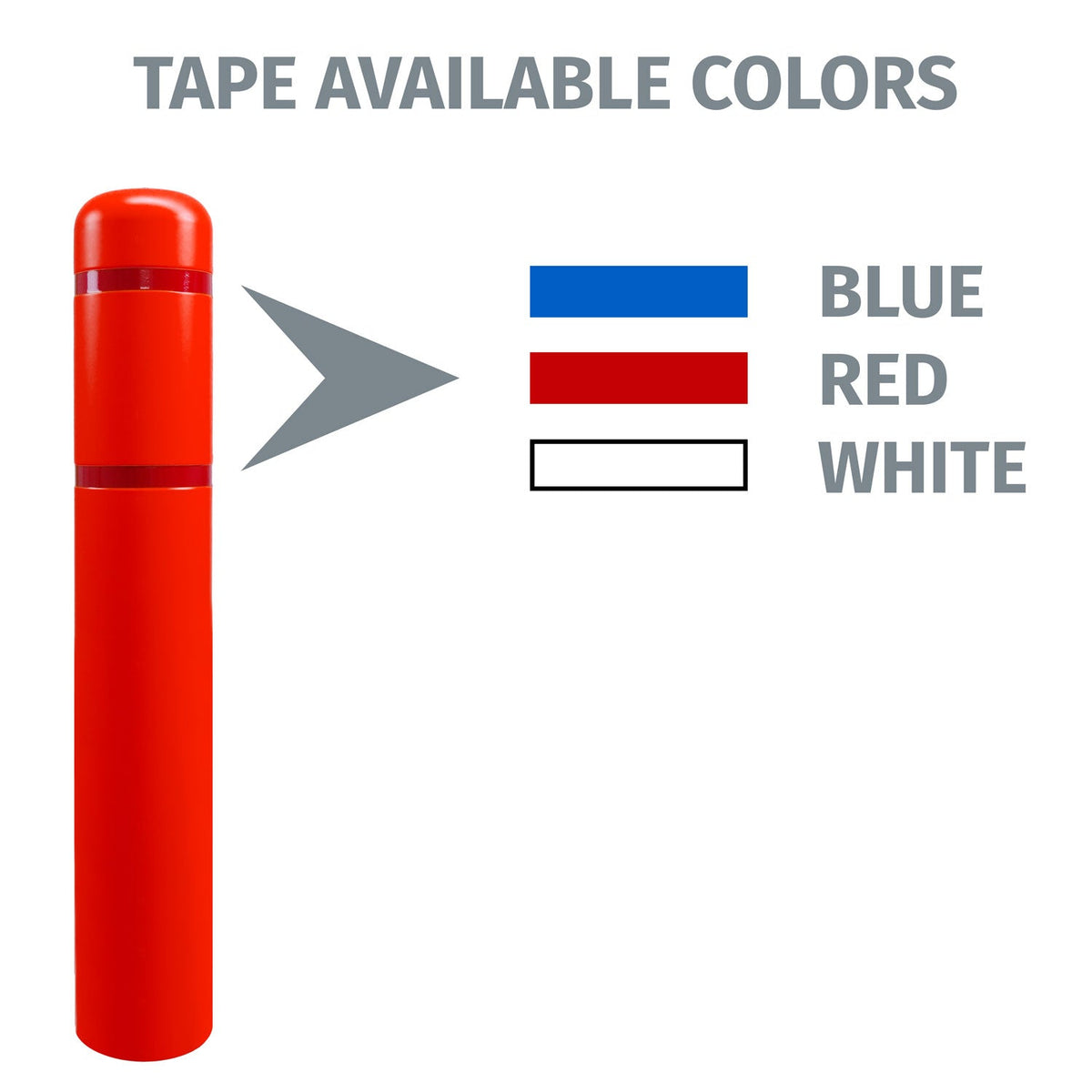 FlexBollard XL - 7" x 52" - Crowd Control Warehouse