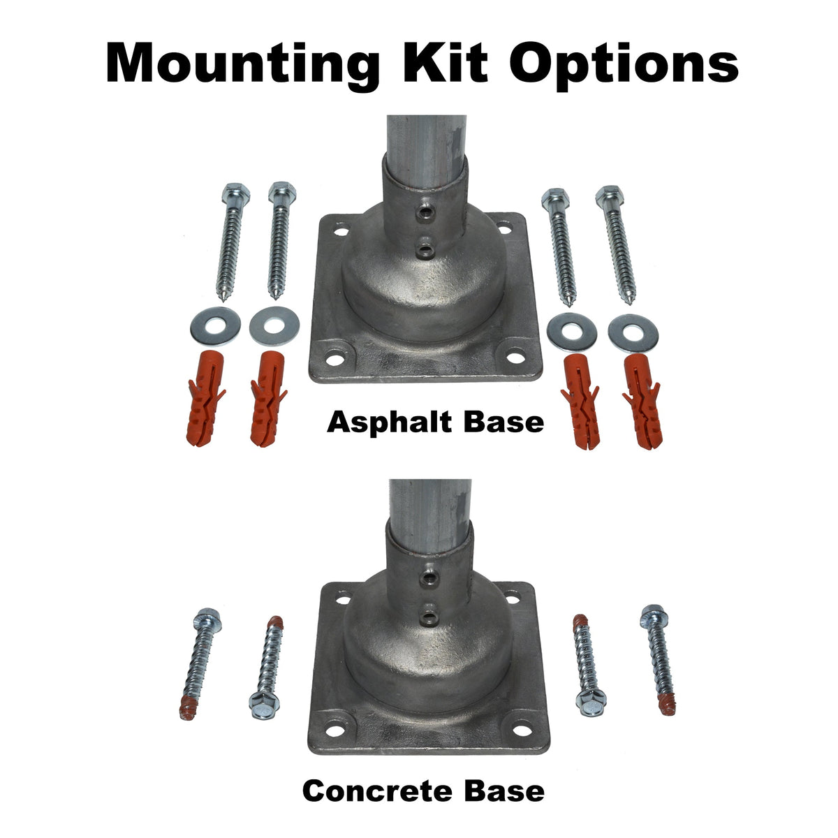 FlexBollard XL - 7" x 52" with 99" Signpost - Crowd Control Warehouse