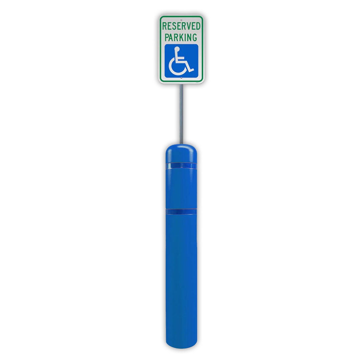 FlexBollard XL - 7" x 52" with 99" Signpost - Crowd Control Warehouse