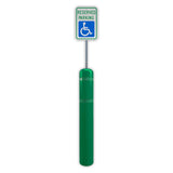 FlexBollard XL - 7" x 52" with 99" Signpost - Crowd Control Warehouse