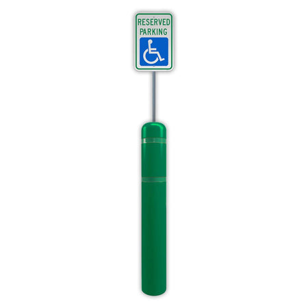 FlexBollard XL - 7" x 52" with 99" Signpost - Crowd Control Warehouse