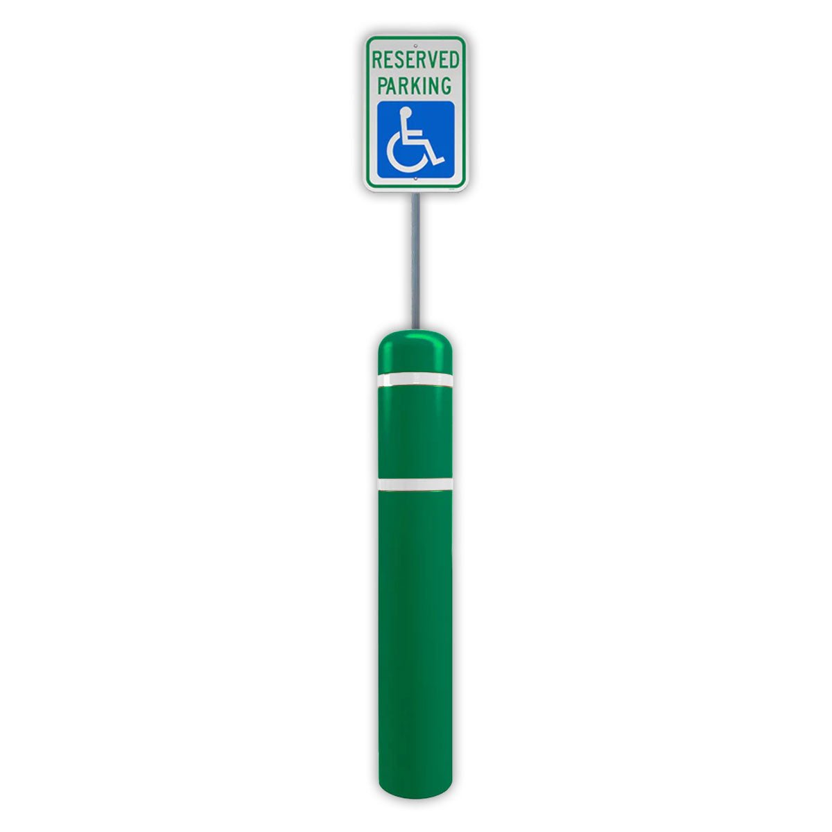 FlexBollard XL - 7" x 52" with 99" Signpost - Crowd Control Warehouse