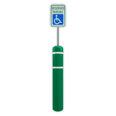 FlexBollard XL - 7" x 52" with 99" Signpost - Crowd Control Warehouse