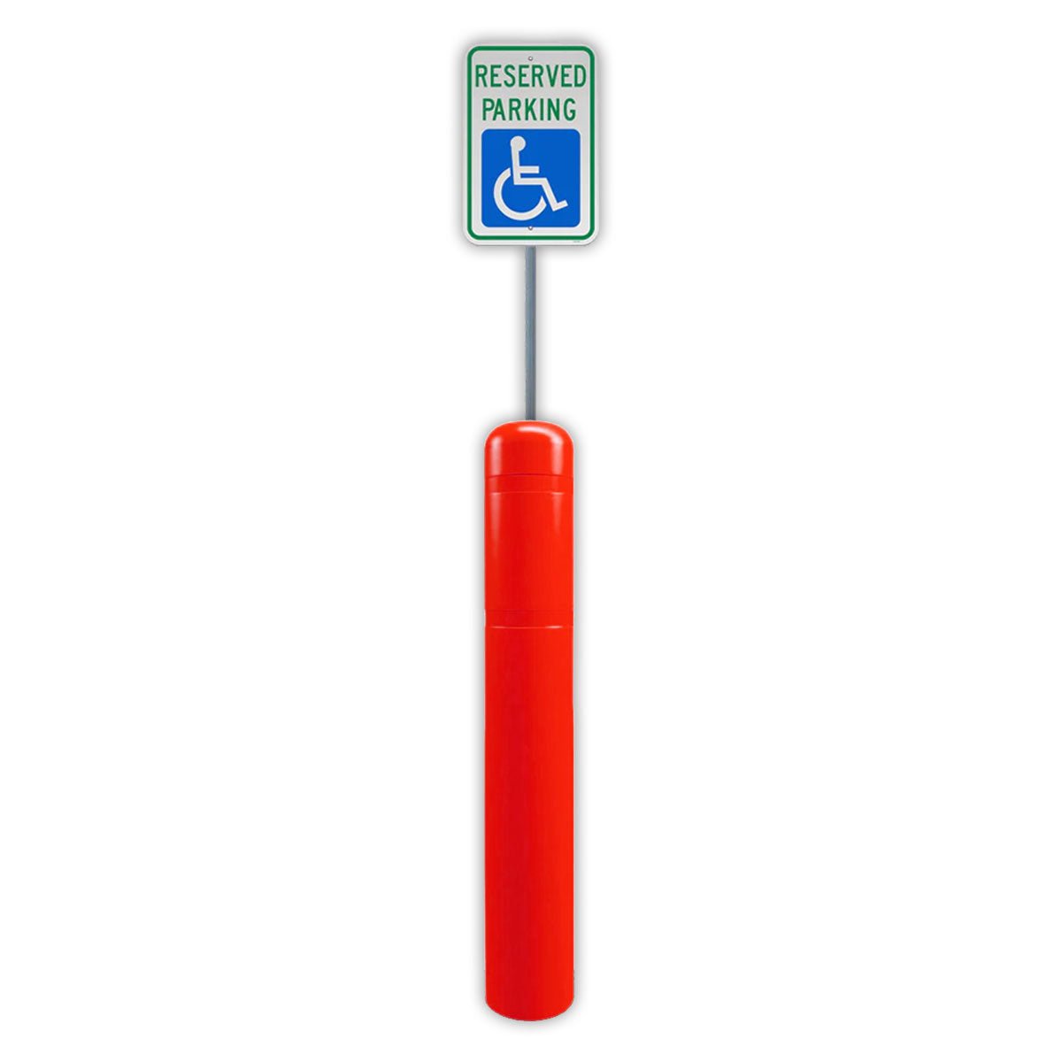 FlexBollard XL - 7" x 52" with 99" Signpost - Crowd Control Warehouse