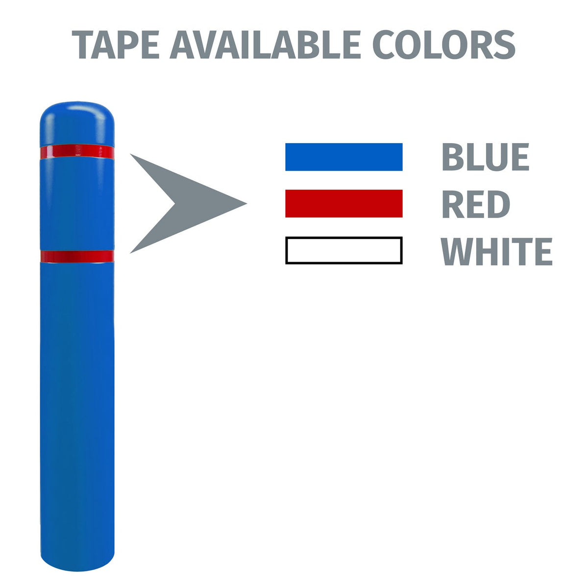 FlexBollard XL - 7" x 72" - Crowd Control Warehouse