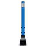 FlexStake Center Line Surface Mount Base Traffic Delineator - Blue Tubular Post with Reflective Options - Crowd Control Warehouse