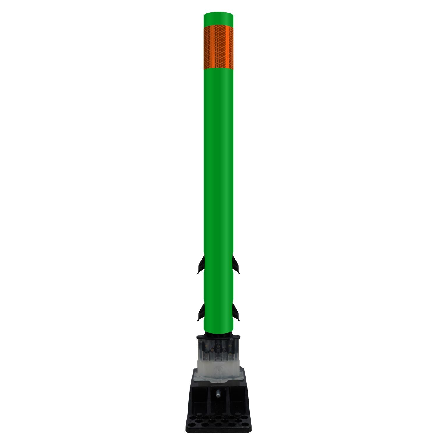 FlexStake Center Line Surface Mount Delineator – Green Post
