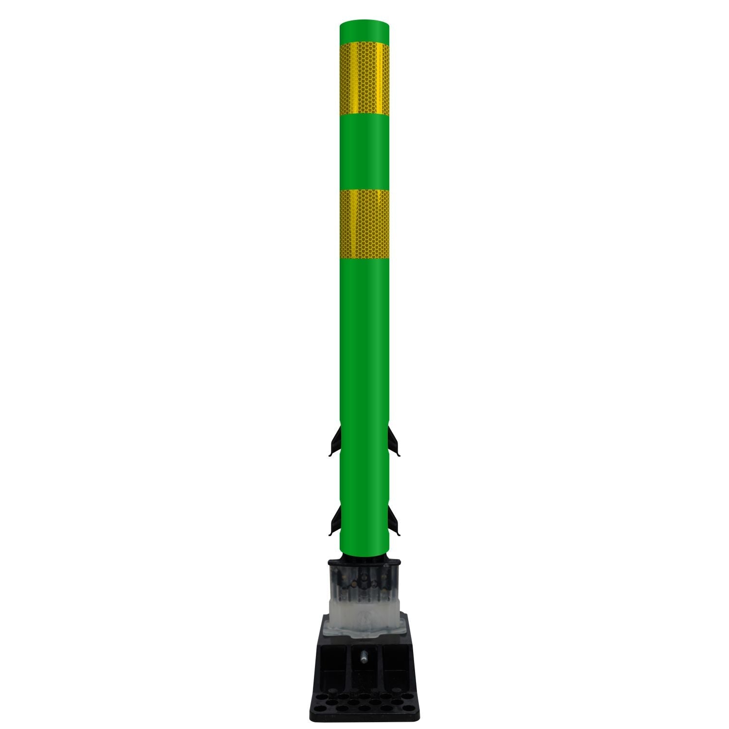 FlexStake Center Line Surface Mount Delineator – Green Post