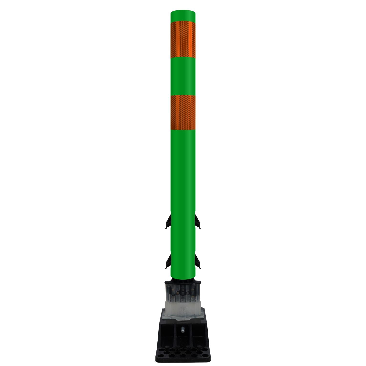 FlexStake Center Line Surface Mount Delineator – Green Post
