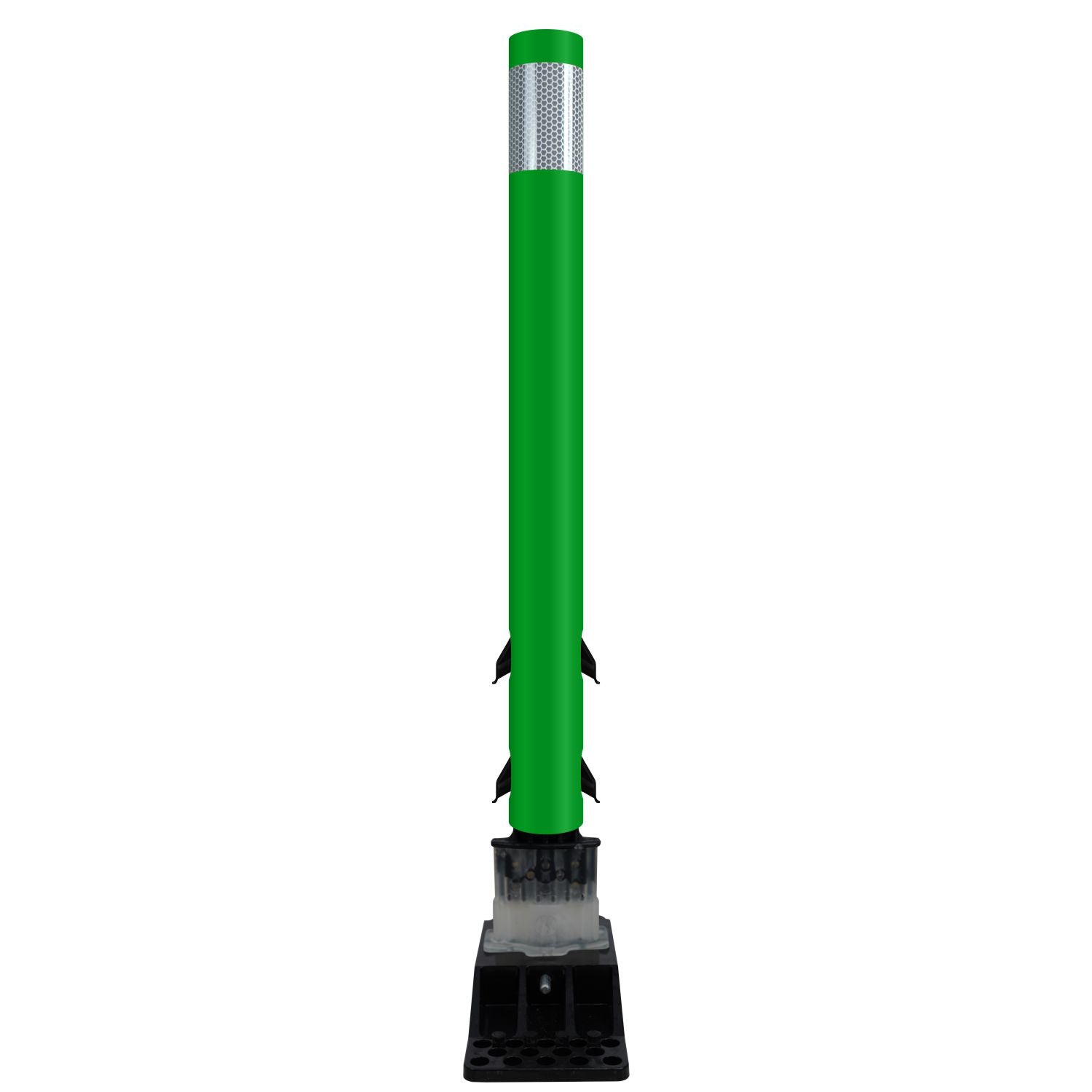FlexStake Center Line Surface Mount Delineator – Green Post