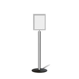 FSX200 Floor Standing Sign Frame, Low profile Base, 11 inches by 14 inches Sign Frame - Montour Line FSLine - Crowd Control Warehouse