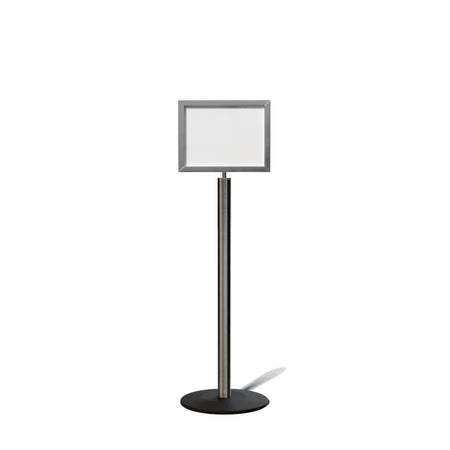 FSX200 Floor Standing Sign Frame, Low profile Base, 11 inches by 14 inches Sign Frame - Montour Line FSLine - Crowd Control Warehouse