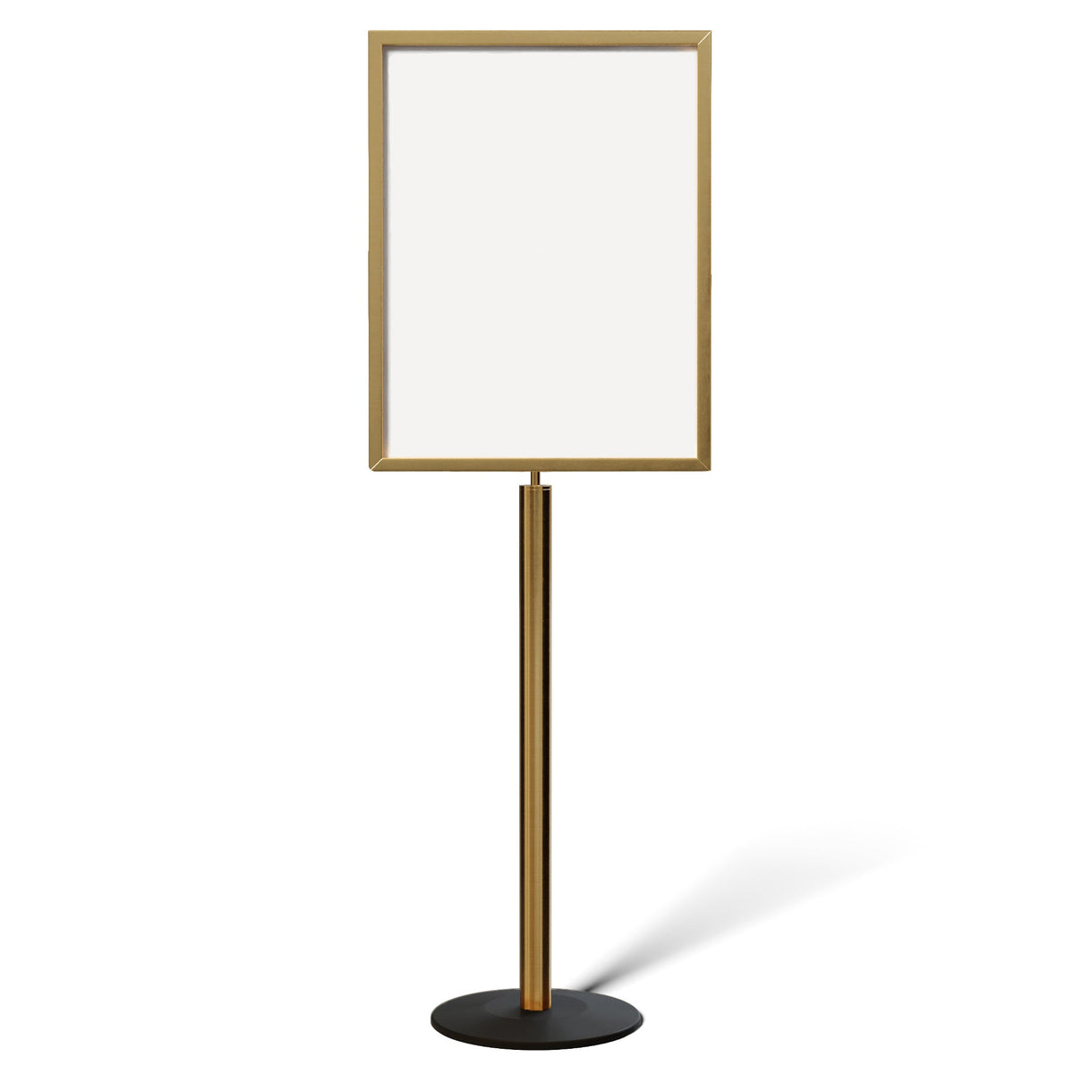 FSX200 Floor Standing Sign Frame, Low profile Base, 22 inches by 28 inches Sign Frame - Montour Line FSLine - Crowd Control Warehouse