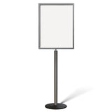 FSX200 Floor Standing Sign Frame, Low profile Base, 22 inches by 28 inches Sign Frame - Montour Line FSLine - Crowd Control Warehouse