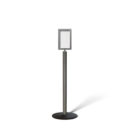 FSX200 Floor Standing Sign Frame, Low profile Base, 7 inches by 11 inches Sign Frame - Montour Line FSLine - Crowd Control Warehouse