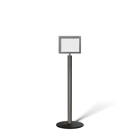 FSX200 Floor Standing Sign Frame, Low profile Base, 8.5 inches by 11 inches Sign Frame - Montour Line FSLine - Crowd Control Warehouse