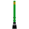 FlexStake Center Line Surface Mount Base Traffic Delineator - Green Tubular Post with Reflective Options