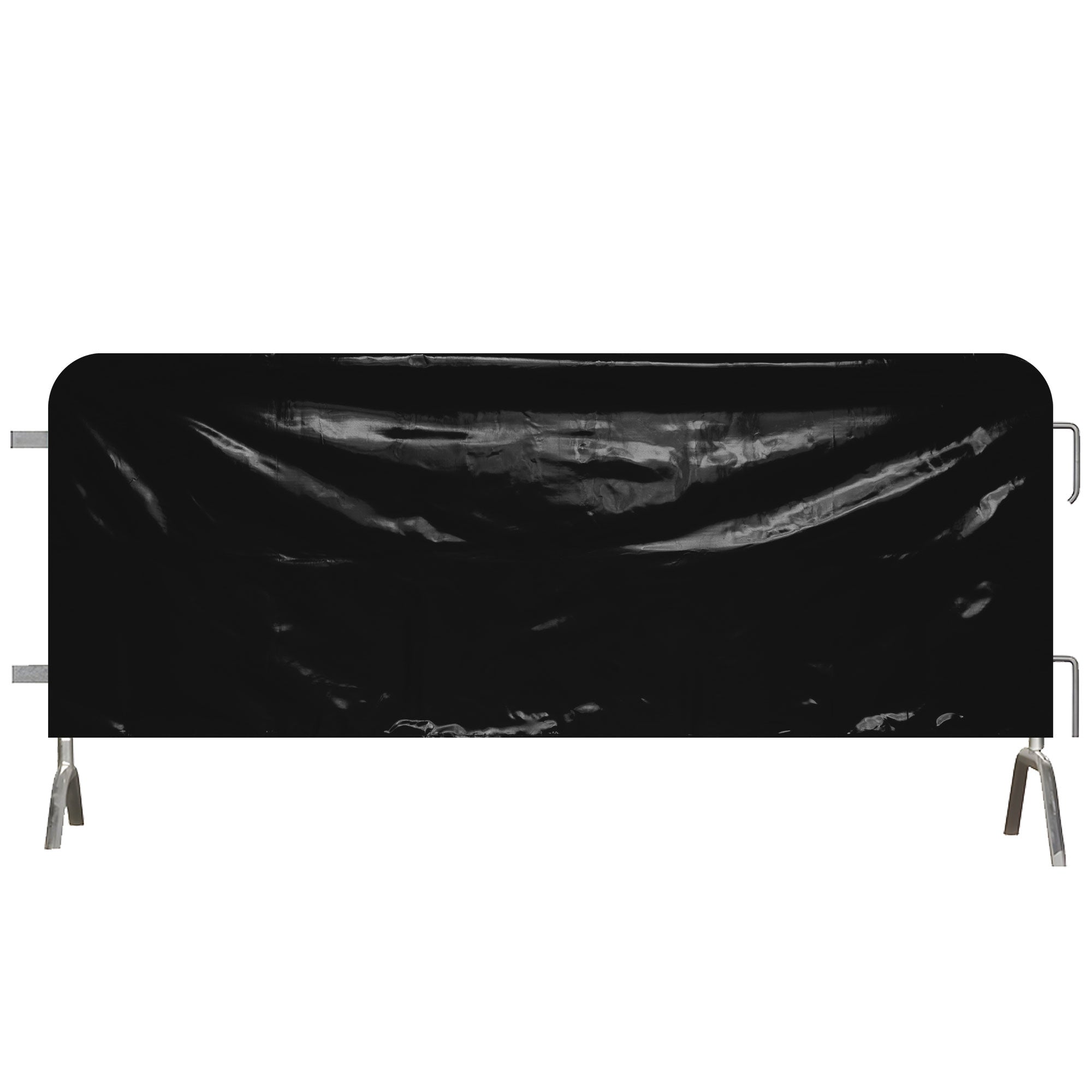 Heavy Duty Barricade Jacket Covers - Angry Bull Barricades - Crowd Control Warehouse