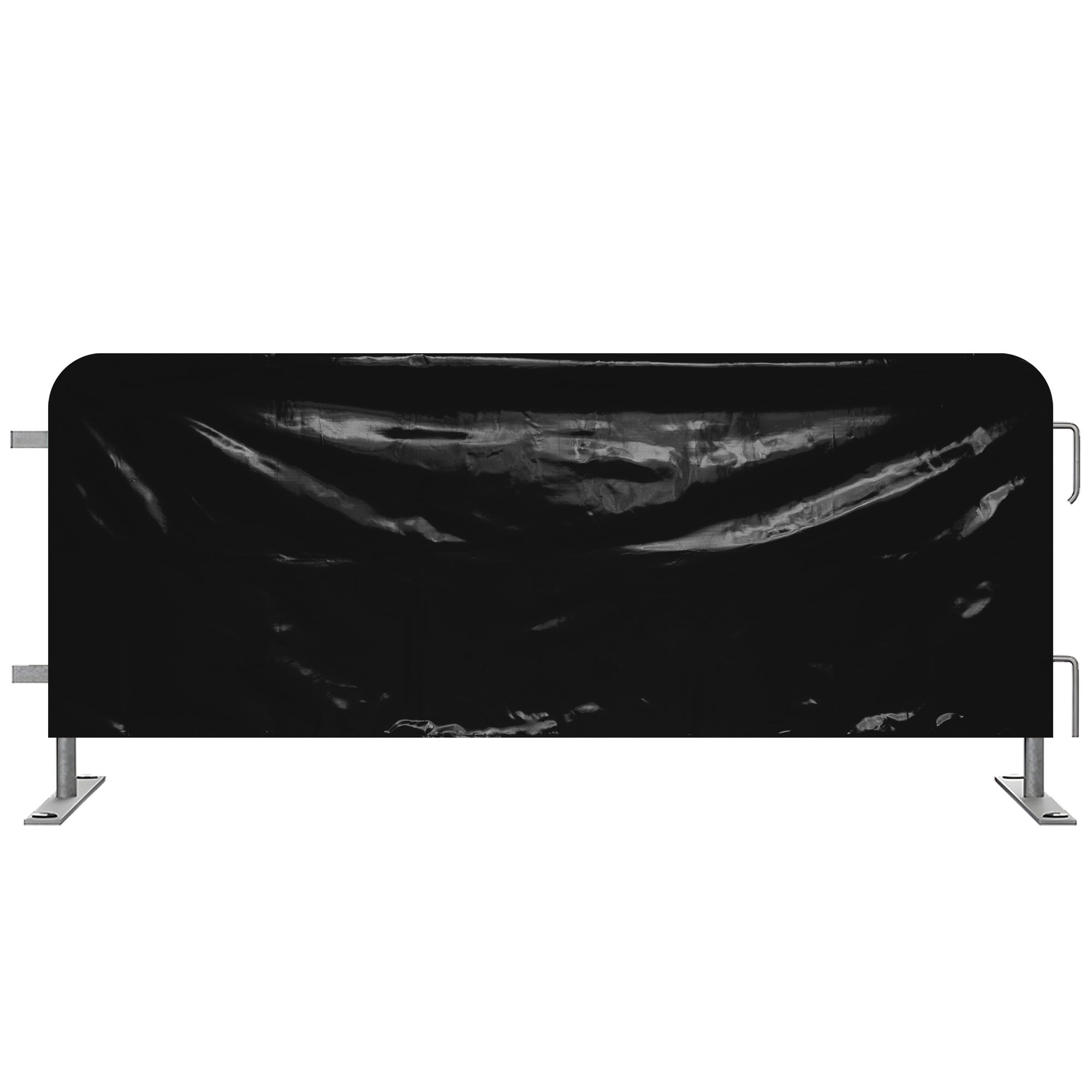 Heavy Duty Barricade Jacket Covers - Angry Bull Barricades - Crowd Control Warehouse