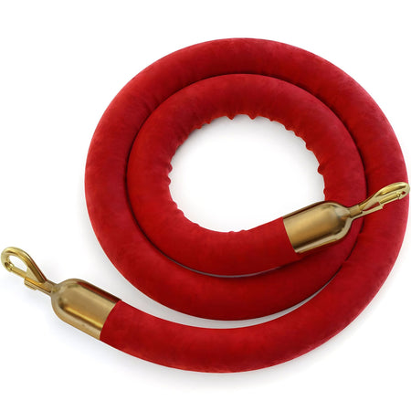 Heavy Duty Velvet Stanchion Ropes, Standard Colors - Montour Line - Crowd Control Warehouse
