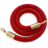 Heavy Duty Velvet Stanchion Ropes, Standard Colors - Montour Line - Crowd Control Warehouse