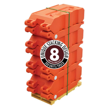 Hydrocade™ Water Filled Traffic Barricade with Connector Pin - Crowd Control Warehouse