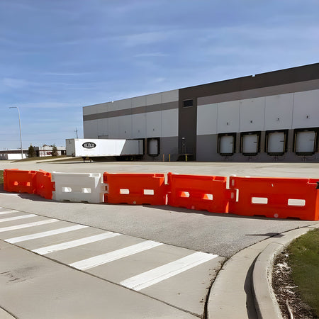 Hydrocade™ Water Filled Traffic Barricade with Connector Pin - Crowd Control Warehouse