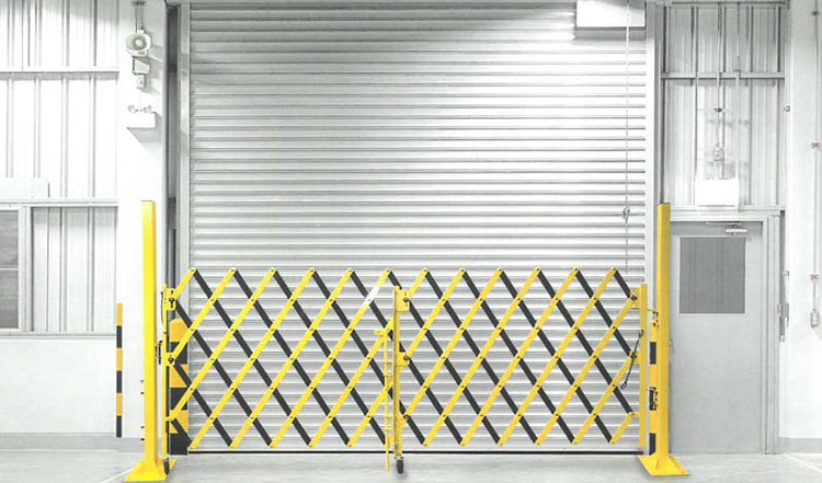 LoadDoX-Guard Folding Loading Dock Gate with Mounting Post – Crowd ...