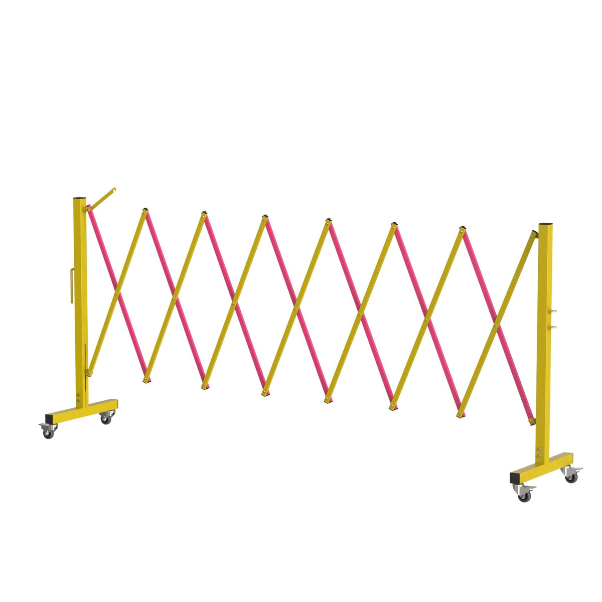 Metal Expandable Barricade, 16 Ft. and 11 Ft - Trafford Industrial - Crowd Control Warehouse