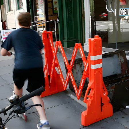 Multi - Gate Plastic Expandable Barricade Kit - Crowd Control Warehouse