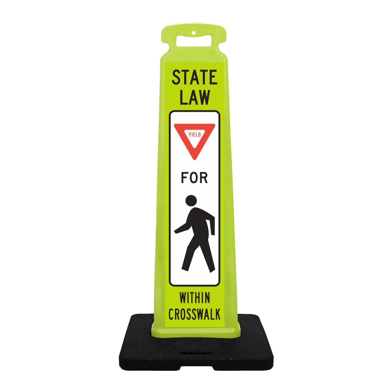 Pedestrian Crossing Vertical Panel Sign - Crowd Control Warehouse