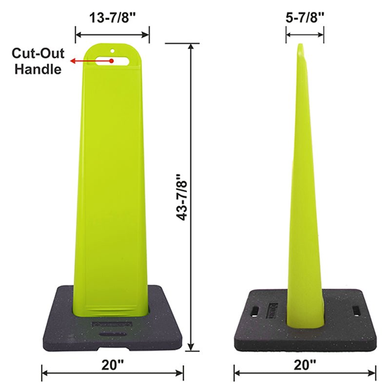 Pedestrian Crossing Vertical Panel Sign - Crowd Control Warehouse
