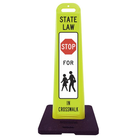 Pedestrian Crossing Vertical Panel Sign - Crowd Control Warehouse