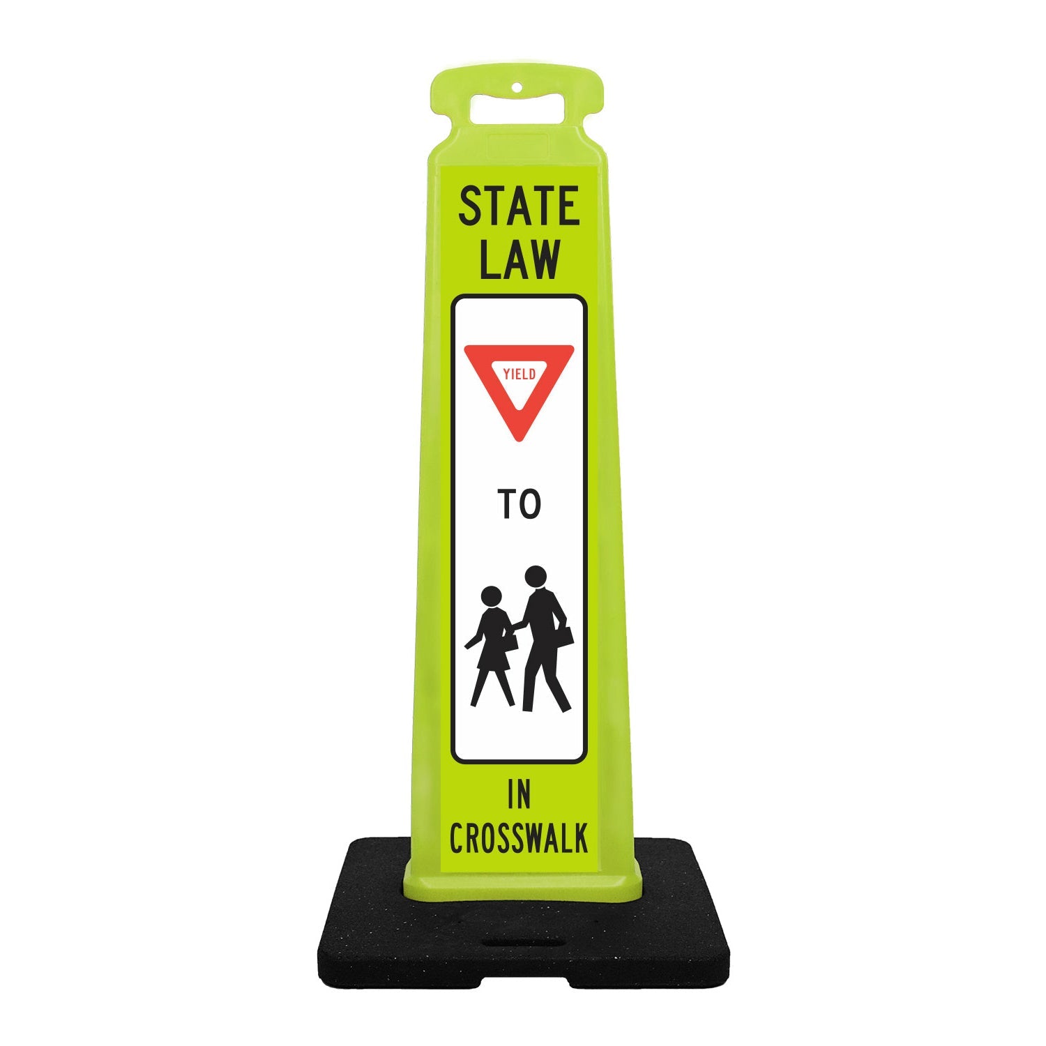 Pedestrian Crossing Vertical Panel Sign - Crowd Control Warehouse