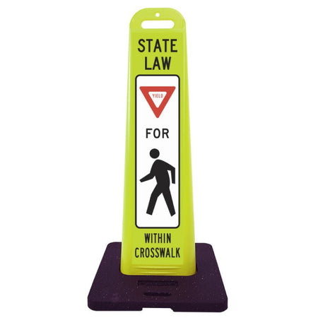 Pedestrian Crossing Vertical Panel Sign - Crowd Control Warehouse
