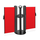 Plain Single and Dual Mobile Retractable Safety Barrier - Crowd Control Warehouse